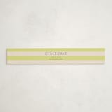 "two times" - Baby Shower Belly Bands in Lime by letterfix - Front