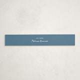 "Letter Box" - Baby Shower Belly Bands in Baby Blue by Claudia Orengo - Front