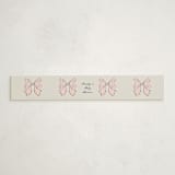 "Antique Rattle" - Baby Shower Belly Bands in Rose by Gwen Bedat - Front
