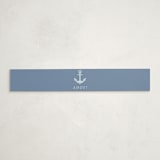 "Ahoy" - Baby Shower Belly Bands in Sea by Brynne Foster - Front