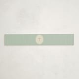 "Brooke" - Baby Shower Belly Bands in Seafoam by Robert and Stella - Front
