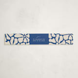 "Modern Bloom" - Baby Shower Belly Bands in Cobalt by Joyce Pinheiro - Front
