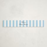 "Sweetly Scalloped" - Baby Shower Belly Bands in Sky by Catherine Culvenor - Front