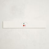 "Tiny Cherry On Top" - Baby Shower Belly Bands in Petal by Kiersten Garner - Front