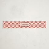 "Cute Country BBQ" - Baby Shower Belly Bands in Cherry Pie by Jessie Steury - Front