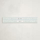 "Vintage Stripe" - Baby Shower Belly Bands in Powder Blue by Anna Black - Front