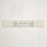 "Sweet Swan" - Baby Shower Belly Bands in Bluebell by Pati Cascino - Front