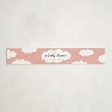 "Little Stork" - Baby Shower Belly Bands in Blush by Ani Somi - Front