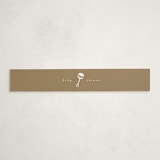 "Foil Rattle" - Baby Shower Belly Bands in Cotton by Stacy Maalouf - Front