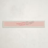 "Paris Postcard" - Baby Shower Belly Bands in Petal by Karidy Walker - Front