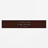 "Woodland Type" - Baby Shower Belly Bands in Birch by Erica Krystek - Front