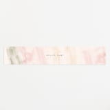 "Abstracted Arch" - Baby Shower Belly Bands in Spring by Carolyn MacLaren - Front