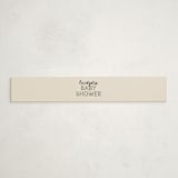 "Bundle of Joy Sketches" - Baby Shower Belly Bands in Onyx by Cass Loh - Front