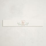 "graceful" - Baby Shower Belly Bands in Peony by Sarah Knight - Front