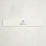 "Nautical doodles" - Baby Shower Belly Bands in Denim by Cass Loh - Front