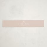 "Sweet Child" - Baby Shower Belly Bands in Blush by Paper Raven Co. - Front
