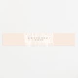 "Lil Pumpkin" - Baby Shower Belly Bands in Blush by Creo Study - Front