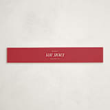 "Pattern Mix" - Baby Shower Belly Bands in Tomato by Emily Sabol Goss - Front