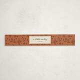 "El Ranchero" - Baby Shower Belly Bands in Rust by Ani Somi - Front