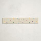 "Elephant Parade" - Baby Shower Belly Bands in Cream by Harriet Richter - Front