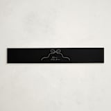 "Tied with Love" - Baby Shower Belly Bands in Linen by Joyce Pinheiro - Front