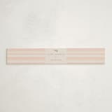 "Rose Quilt" - Baby Shower Belly Bands in Blush by Jennifer Holbrook - Front