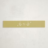 "Golden Flowers" - Baby Shower Belly Bands in Cloud by Ani Somi - Front