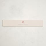 "Bonjour Bebe" - Baby Shower Belly Bands in Peony by Itsy Belle Studio - Front