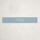 "nautical celebration" - Baby Shower Belly Bands in Powder Blue by Claudia Orengo - Front