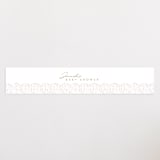 "gilded shower" - Baby Shower Belly Bands in Rose by Phrosné Barwood - Front