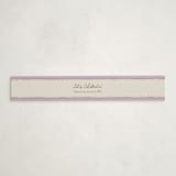 "Sugar" - Baby Shower Belly Bands in Lavender by Pati Cascino - Front