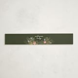 "Jungle Animals" - Baby Shower Belly Bands in Moss by Joanna Griffin - Front