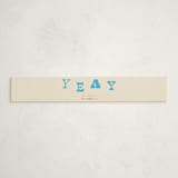 "Oh Baby It's Time" - Baby Shower Belly Bands in Blueberry by Kartika Paramita - Front