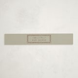 "Scallop Border" - Baby Shower Belly Bands in Buttercream by Lucrecia Caporale - Front