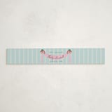 "House of Love" - Baby Shower Belly Bands in Sky by Ana de Sousa - Front