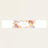 "Botanical Sip n See" - Baby Shower Belly Bands in Vibrant by Itsy Belle Studio - Front