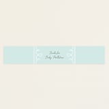 "Storybook Stack" - Baby Shower Belly Bands in Peony by Lehan Veenker - Front