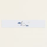 "Moon and Back Cloudy Sky" - Baby Shower Belly Bands in Caribbean by Alethea and Ruth - Front