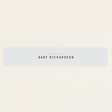 "Modern Book Request" - Baby Shower Belly Bands in Baby Powder by Minted - Front