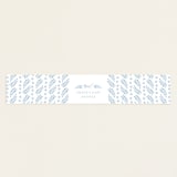 "Foxy Baby Shower" - Baby Shower Belly Bands in Denim by Hallie Fischer - Front
