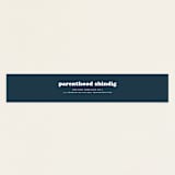 "Tiny Human" - Baby Shower Belly Bands in Whale by Corinne Malesic - Front