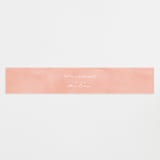 "Blooming Brunch" - Baby Shower Belly Bands in Rose by Ashley DeMeyere - Front