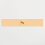 "Two Little Cute" - Baby Shower Belly Bands in Pumpkin by Itsy Belle Studio - Front