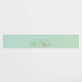 "Little pups" - Baby Shower Belly Bands in Mint by Jennifer Wick - Front