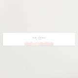 "Sea" - Baby Shower Belly Bands in Blush by Lori Wemple - Front