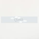 "Moondust" - Baby Shower Belly Bands in Cloud by Everett Paper Goods - Front