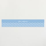 "Arch" - Baby Shower Belly Bands in Powder by Jen Owens - Front