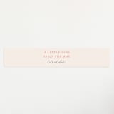 "Painted Frame" - Baby Shower Belly Bands in Peony by Erica Krystek - Front