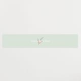 "Tweet Tweet" - Baby Shower Belly Bands in Blush by Itsy Belle Studio - Front