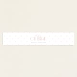 "Modern Baby" - Baby Shower Belly Bands in Cotton Candy by Gwen Bedat - Front